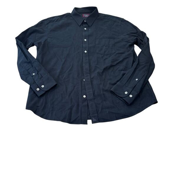 UNTUCKit Men’s Black Flannel Sherwood Shirt Casual button down Size XL - Picture 9 of 9